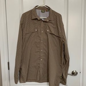 Men’s howler brother XL brown button down